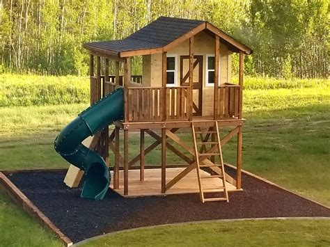 Randys Ranch Playhouse Plan・2 Sizes Sold Separately Play Houses