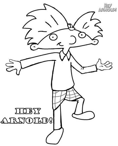 Hey Arnold 90 Coloring Pages Coloring Pages
