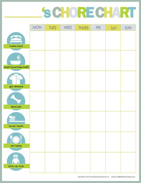Chore Chart For Multiple Kids Download Free Printables 51 Off