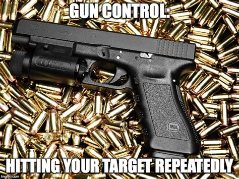 Gun Control Hitting Target Imgflip
