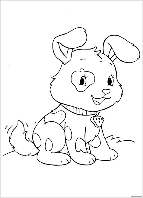 We have over 50 really cute designs that will help you occupy and educate your young children and we have several holiday theme puppy coloring pages for christmas, valentine's day. Cute Puppy 6 Coloring Pages - Puppy Coloring Pages - Coloring Pages For Kids And Adults