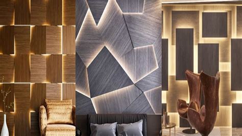 Latest 3d Wall Panel Design 3d Wall Panel With Led Lighting Home