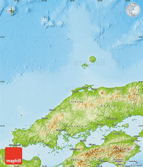 The comprehensive weather resource is aimed at climbers, mountaineers, hillwalkers, hikers or outdoor enthusiasts planning expeditions where mountain weather is critical. Physical Map of Chugoku