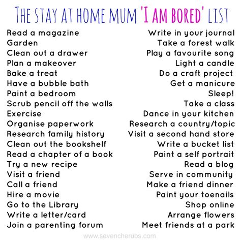 activities to do when one is bored bored mom bored list bored at home things to do when bored