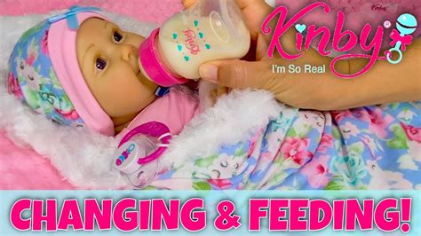 🌸kinby Baby Doll Grace 🍼first Feeding And Changing In To The Cutest