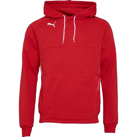 buy puma mens pro hoodie red white