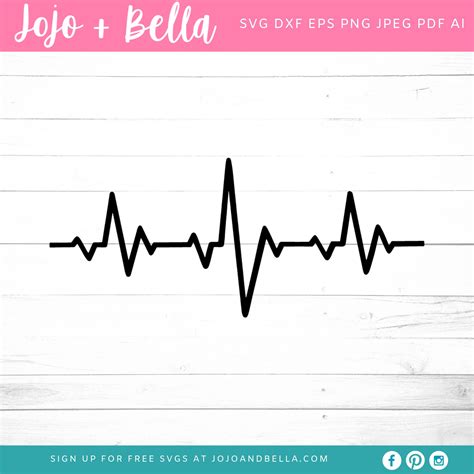 Heartbeat Svg Ekg Svg Ecg Svg Lifeline Svg Heartbeat Clip Etsy Uk