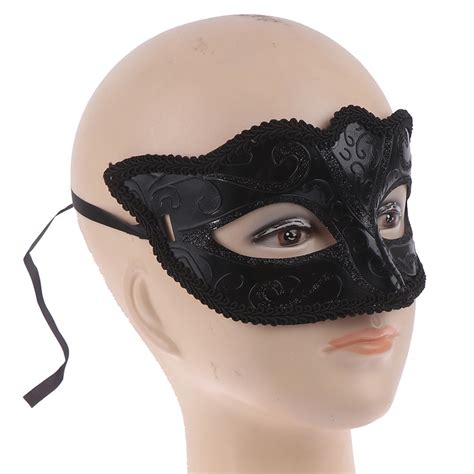 1pcs men sex ladies masquerade ball mask venetian party eye mask new black carnival fancy dress