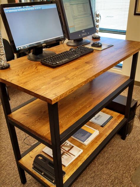 — i hope this standing desk plans will be helpful for those who are considering purchasing venace or who are thinking of custom adjustable desk. 38 best DIY standing desk images on Pinterest | Standing ...