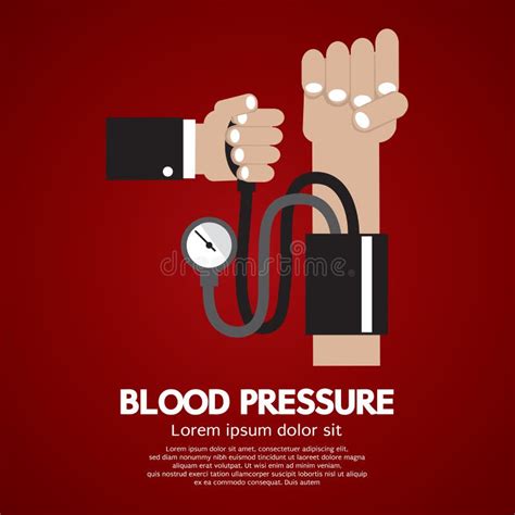 Carta Da Pressão Sanguínea Ilustração Do Vetor Ilustração De