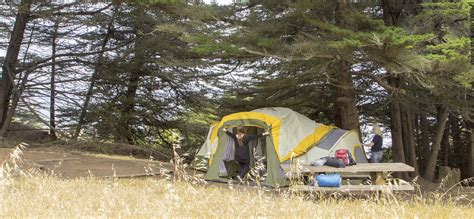 For heavy damping, the damping is so great that the displaced object never oscillates but returns to its equilibrium position very very slowly. Camping - Golden Gate National Recreation Area (U.S ...