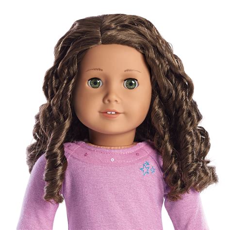 18 Inch Doll With Hazel Eyes Brown Hair Dark Brown Hairs