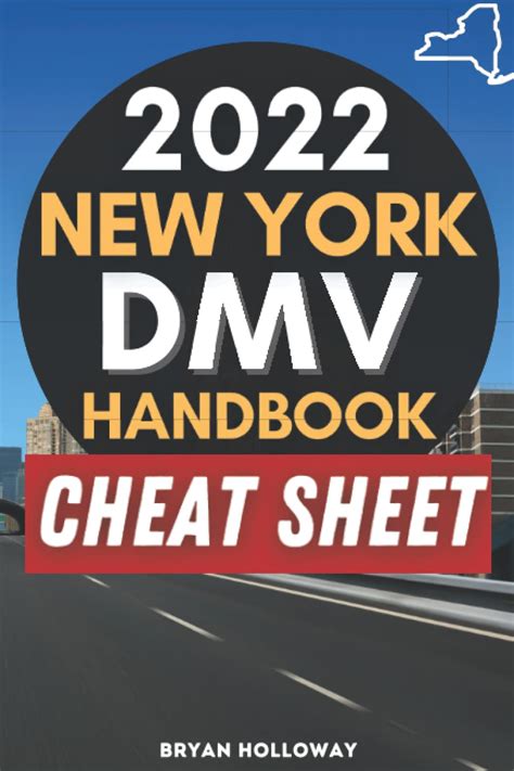 New York Dmv Handbook Cheat Sheet Ny Dmv Permit Test Study Guide