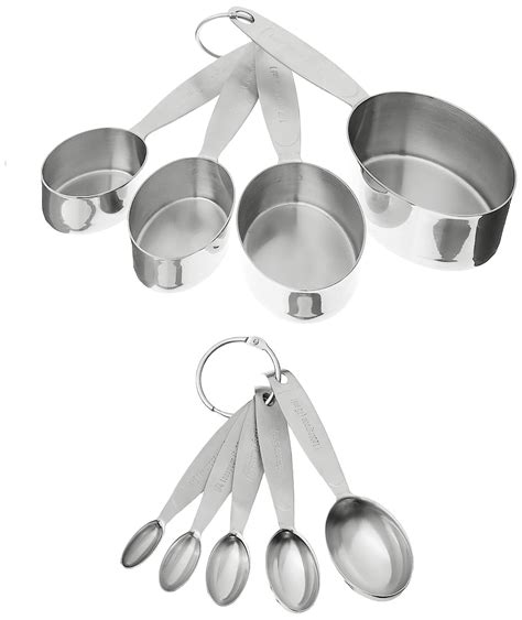 Buy Cuisipro Stainless Steel Measuring Cup And Spoon Set Online At Low