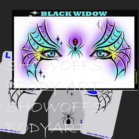 Show Off Stencil Black Widow