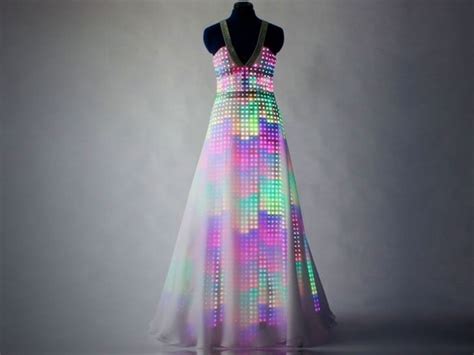 Cutecircuit Designs Swavorski Led Dress Called Aurora