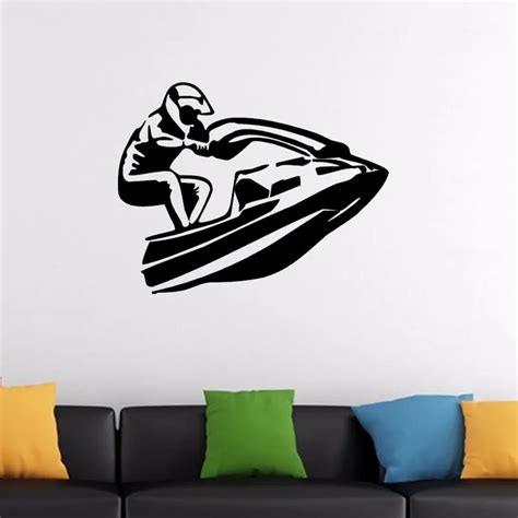 Jet Ski Jetski Racing Graphic Wall Sticker Vinyl Decal Personality