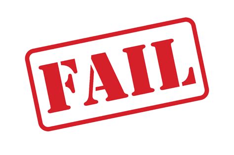 Red Fail Stamp Png Clipart Background Png Play