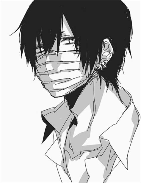 636 Best Images About Anime Guys Black And White On Pinterest Cute