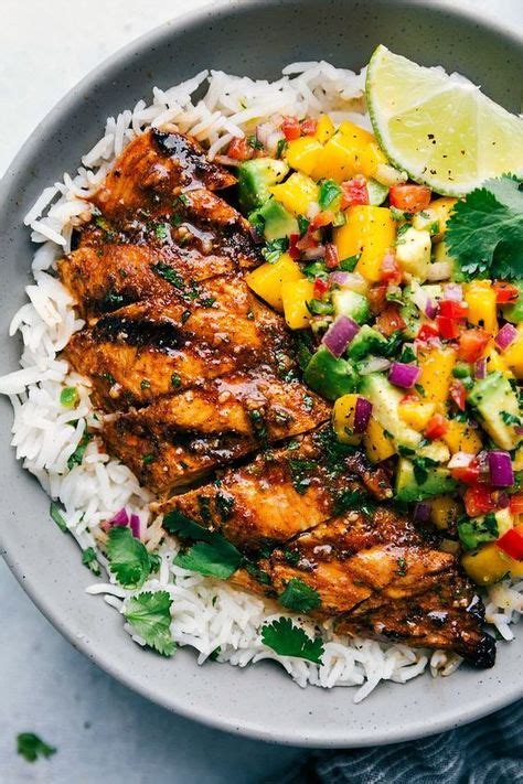 Great as a summer appetizer or also wonderful over. Cilantro-Lime Chicken with a Mango Avocado Salsa | Chelsea ...