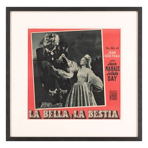La Belle Et La Bete Beauty And The Beast Unframed Poster 1946 For