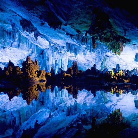 China Guilin Reed Flute Cave Desktop Wallpapers 1024x1024