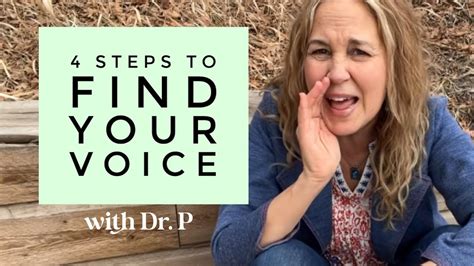 4 Steps To Find Your Voice Youtube