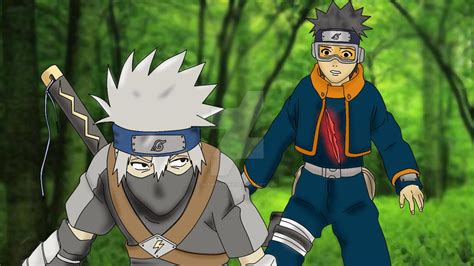 Kakashi And Obito By Miahinasakie On Deviantart