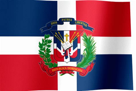Flag Of The Dominican Republic  All Waving Flags