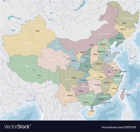 Map Of China Vector High Res Vector Graphic Getty Ima