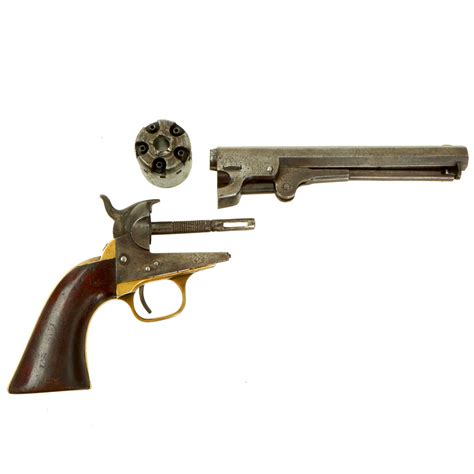 Original Us Civil War Era Manhattan Firearms Series Iv Navy Percussi