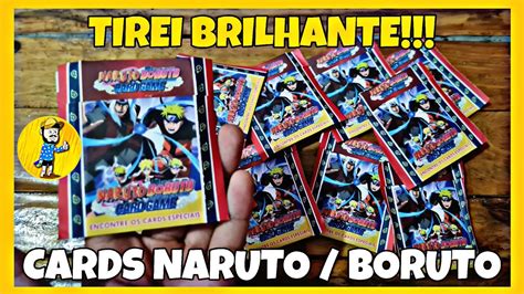 Abrindo Cards De Naruto E Boruto Tirei Brilhante Youtube