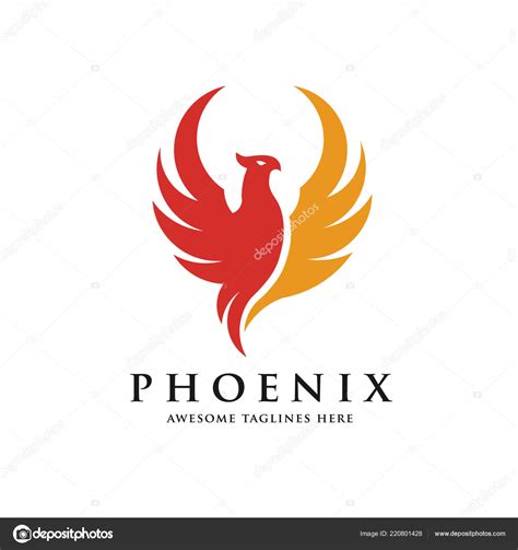 Luxury Phoenix Logo Concept Best Phoenix Bird Logo Design Stock Vector By Krustovin