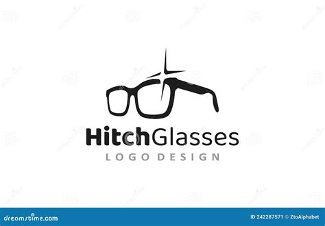 Sunglasses Logo Design Template Stock Vector Illustration Of Black Logo 242287571