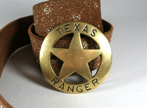 Vintage Belt Buckle Texas Ranger Lone Star