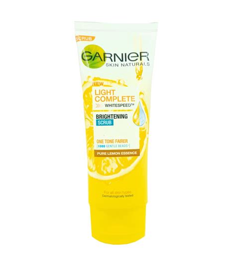 Garnier Facial Scrub Light Complete Brightening Wash Face