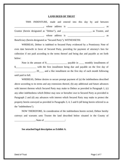 Deed Of Trust Pdf Fill Out And Sign Online Dochub