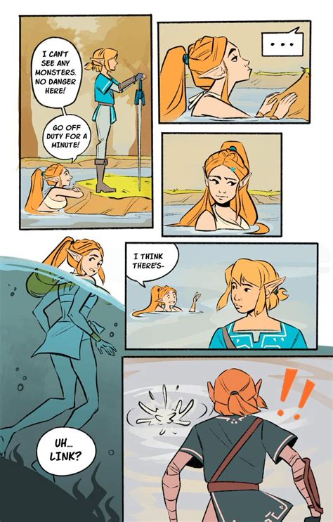Chelsey 🌻 On Twitter Thread A Four Page Zeldalink Comic ️ Botw