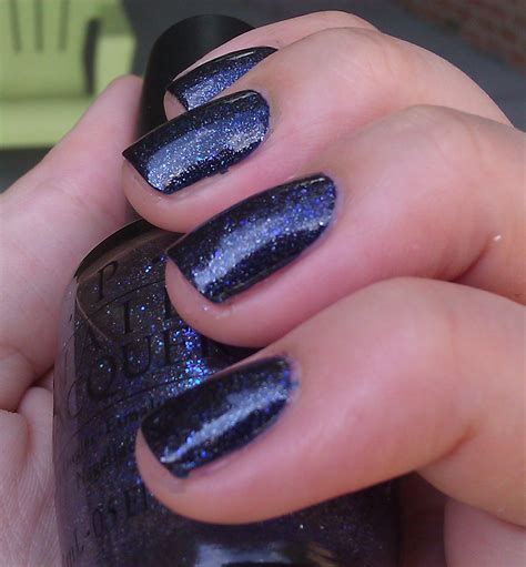 Polish Or Perish Smoky And Sultry Blue Opi Midnight Blue Glitter
