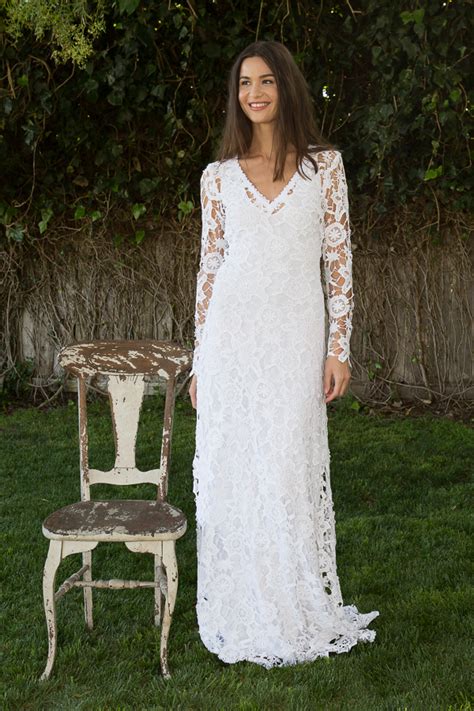 ✅ free shipping on many items! Boho Crochet Simple Lace Wedding Dress | Dreamers and Lovers