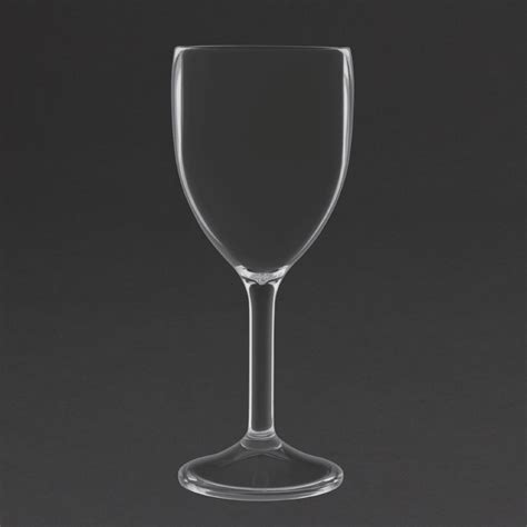 olympia kristallon polycarbonate wine glasses 300ml pack of 12 ds130 buy online at nisbets