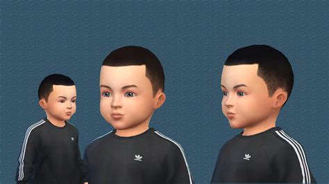Sims 4 Hairs Simsworkshop Very Short Almost Bald Haircut For Toddlers