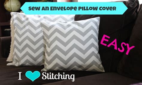 Download Sew an Envelope Pillow Cover: Beginner - YouTube