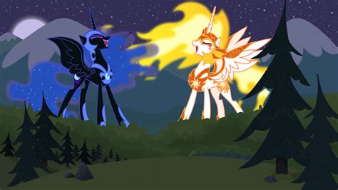 Nightmare Moon And Daybreaker Returns By Jerryakiraclassics19 On Deviantart