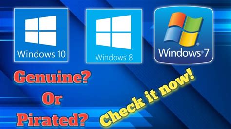 How To Check Microsoft Windows Is Genuine Or Pirated Youtube