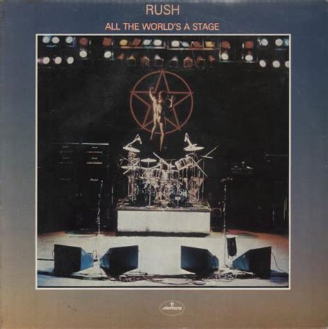 Rush All The Worlds A Stage Ex Uk 2 Lp Vinyl Record Set Double Lp