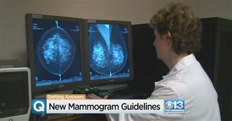 american cancer society recommends waiting until 45 for annual mammogram cbs sacramento