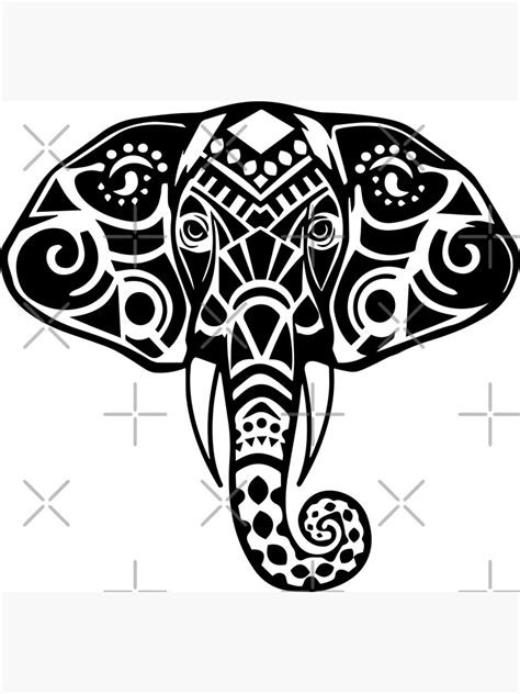 Tribal Elephant Art Print For Sale By Mevvo Redbubble