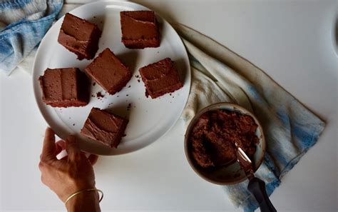 Beet Brownies With Vegan Chocolate Ganache Frosting Myfitnesspal