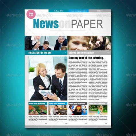 55 Best Newspaper Templates In Indesign And Psd Formats Newspaper
